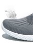 Mesh Fabric Sports Plain Casual Shoes