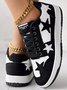 Casual Pu All Season Star Skate Shoes