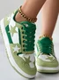 Casual Pu All Season Star Skate Shoes