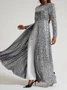 Elegant Plain Loose V Neck Jumpsuit