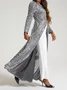 Elegant Plain Loose V Neck Jumpsuit