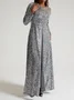 Elegant Plain Loose V Neck Jumpsuit