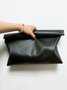 Minimalist Soft Magnetic Clutch Bag