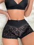 Lace Casual Plain Panty