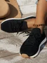 Mesh Fabric Plain All Season Casual Shoes