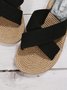 Plain Casual Summer Slide Sandals