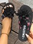 Summer Thick Bottom Slide Sandals