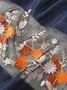 Elegant Floral Embroidery Imitation Silk Scarf