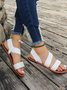 Plain Pu Summer Sandal