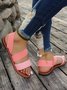 Plain Pu Summer Sandal