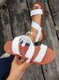 Plain Pu Summer Sandal