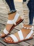 Plain Pu Summer Sandal