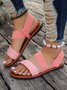 Plain Pu Summer Sandal