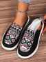 Casual Fabric Ethnic All Season Loafers