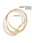 Exaggerated Geometric Hollow Choker