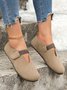 All Season Plain Faux Suede Shallow Shoes