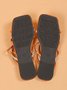 Casual Pu Summer Slide Sandals