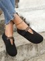 All Season Plain Faux Suede Shallow Shoes