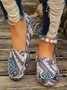 Ethnic All Season Casual Fabric Shallow Shoes
