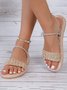 Casual Summer Pu Sandal