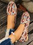 Ethnic All Season Casual Fabric Shallow Shoes