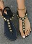 Plain Summer Vacation Strappy Sandals