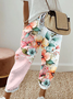 Loose Casual Floral Pants