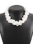 Baroque Imitation Pearl Irregular Choker