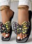 Casual Summer Butterfly Slide Sandals