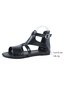 Summer Plain Pu Sandal