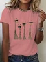 Giraff Crew Neck Loose Casual T-Shirt