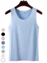 Casual Plain Summer Lightweight Daily Sleeveless Tank Top