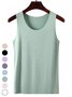 Casual Plain Summer Lightweight Daily Sleeveless Tank Top