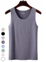 Casual Plain Summer Lightweight Daily Sleeveless Tank Top