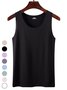 Casual Plain Summer Lightweight Daily Sleeveless Tank Top