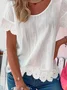 Loose Casual Plain Shirt