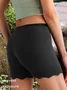 Tight Plain Casual Leggings