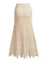  A-Line Bohemia Casual Plain Skirt With No Belt