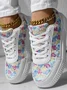 Plain Casual Pu All Season Skate Shoes