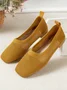 Casual Mesh Fabric Plain Shallow Shoes
