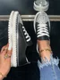 Plain Casual All Season Pu Skate Shoes