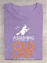 Assuming I'm Just An Old Lady Was Your First Mistake Halloween T-Shirt