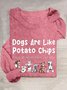 Cotton-Blend Dog Casual T-Shirt