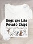 Cotton-Blend Dog Casual T-Shirt