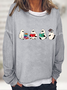 Acotar Ghost  Bookish ghost Throne of Glass Book Reader Casual Sweatshirt