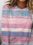 Abstract Stripes Casual T-Shirt