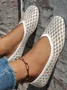 All Season Plain Mesh Fabric Casual Shallow Shoes