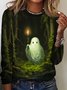 Casual Halloween Jersey T-Shirt