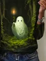 Casual Halloween Jersey T-Shirt