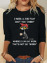 I Need A Job That Isn't Too Jobby Where I Can Do Work That's Not So Worky Casual Long Sleeve Shirt